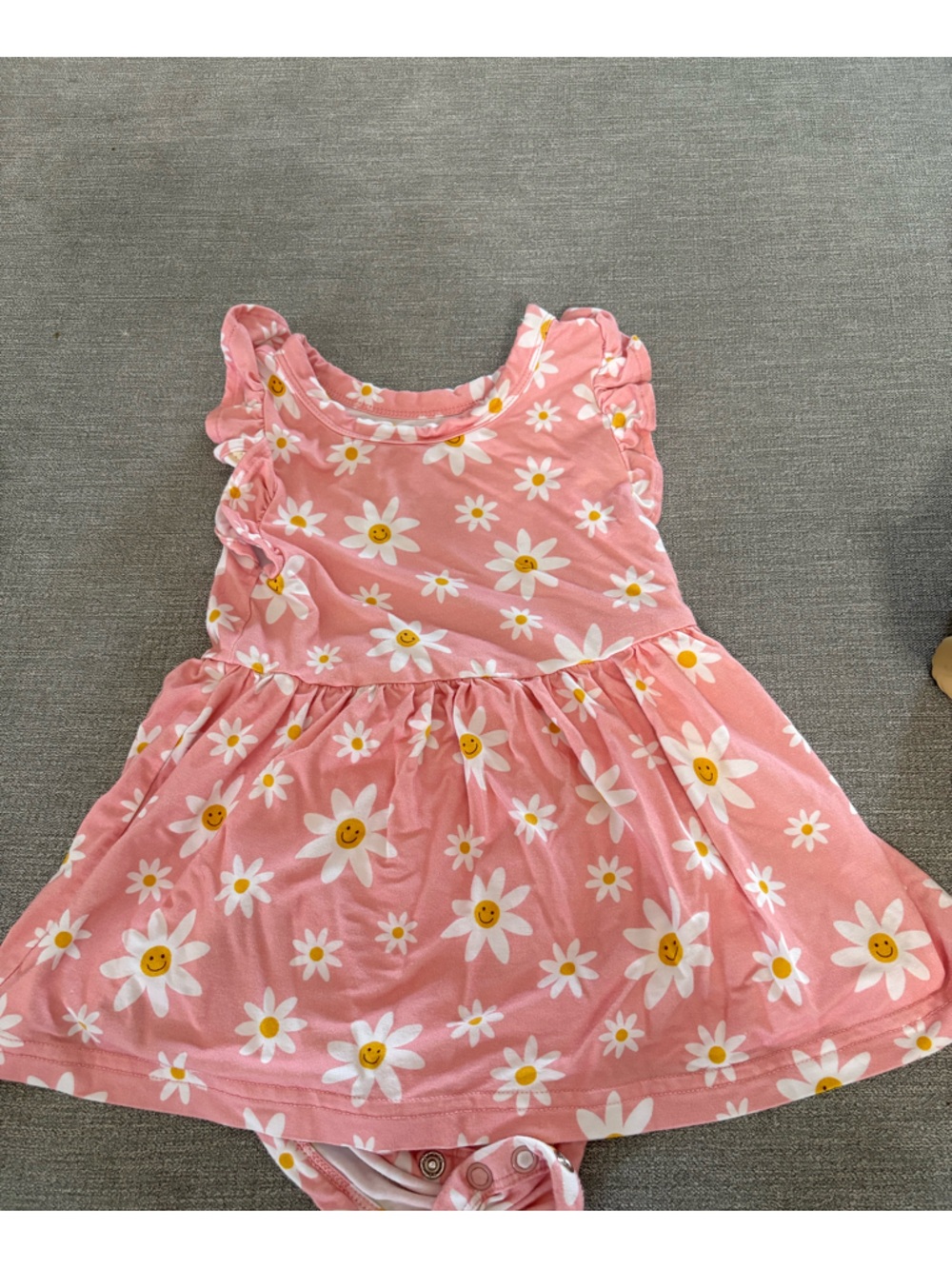 Pink “Daisy Mae” twirl dress with body suit